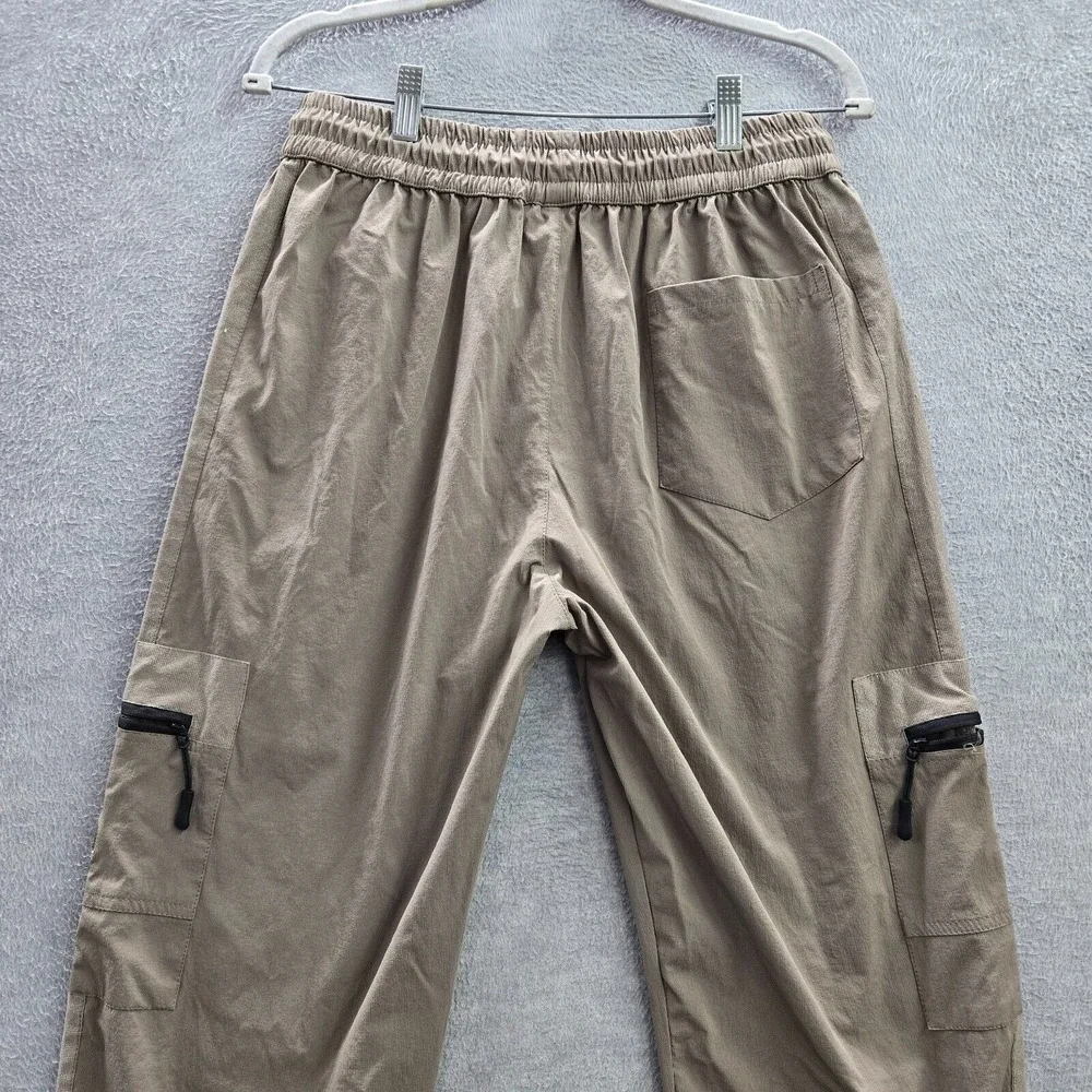 The North Face Men Pants XL Beige Solid Cotton Cargo 29